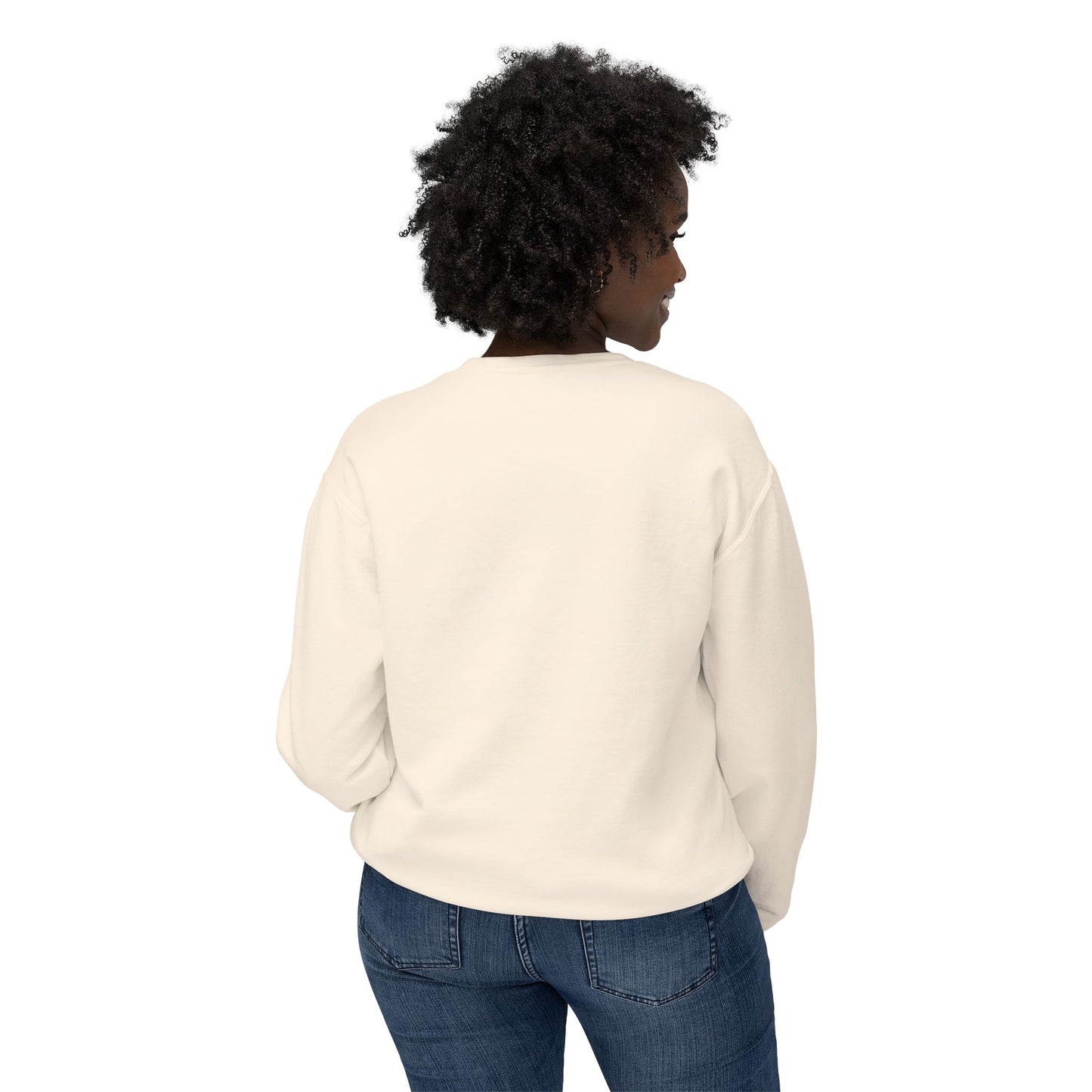 Create Calm Lightweight Crewneck Sweatshirt - Cream