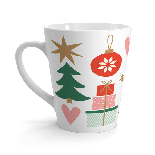 Cute Christmas Mug – Holiday Latte Coffee Cup