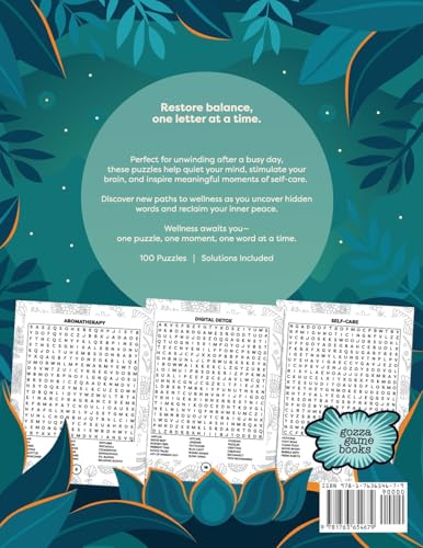 Wellness Word Search for Adults Inspire Healing & Health