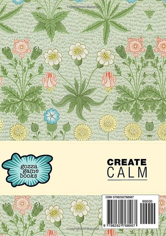 Easy Sudoku Puzzle Book Pretty Floral William Morris
