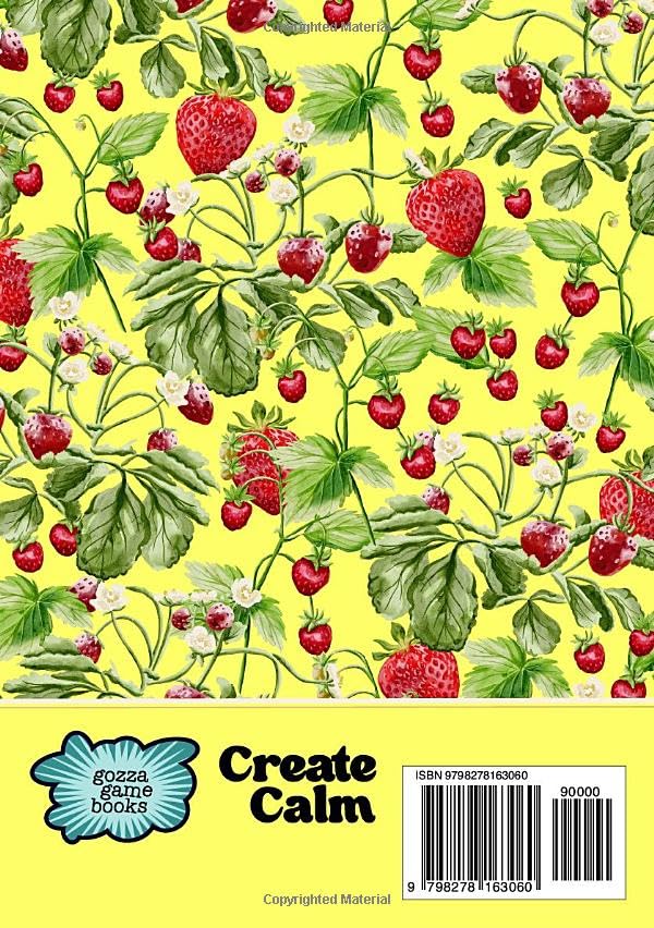 Easy Sudoku Travel Size Vintage Strawberry Sudoku Puzzle Book