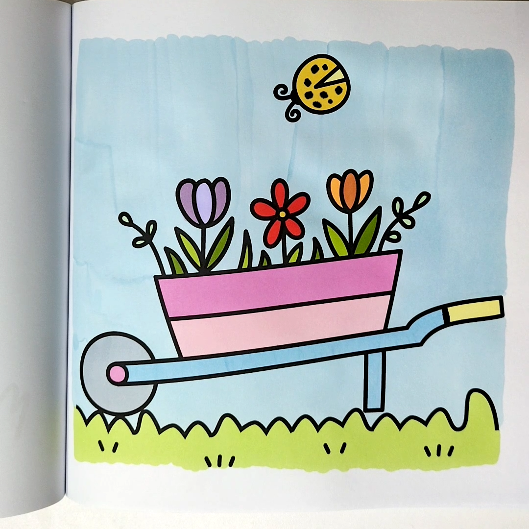 Spring Moods Printable Coloring Pages