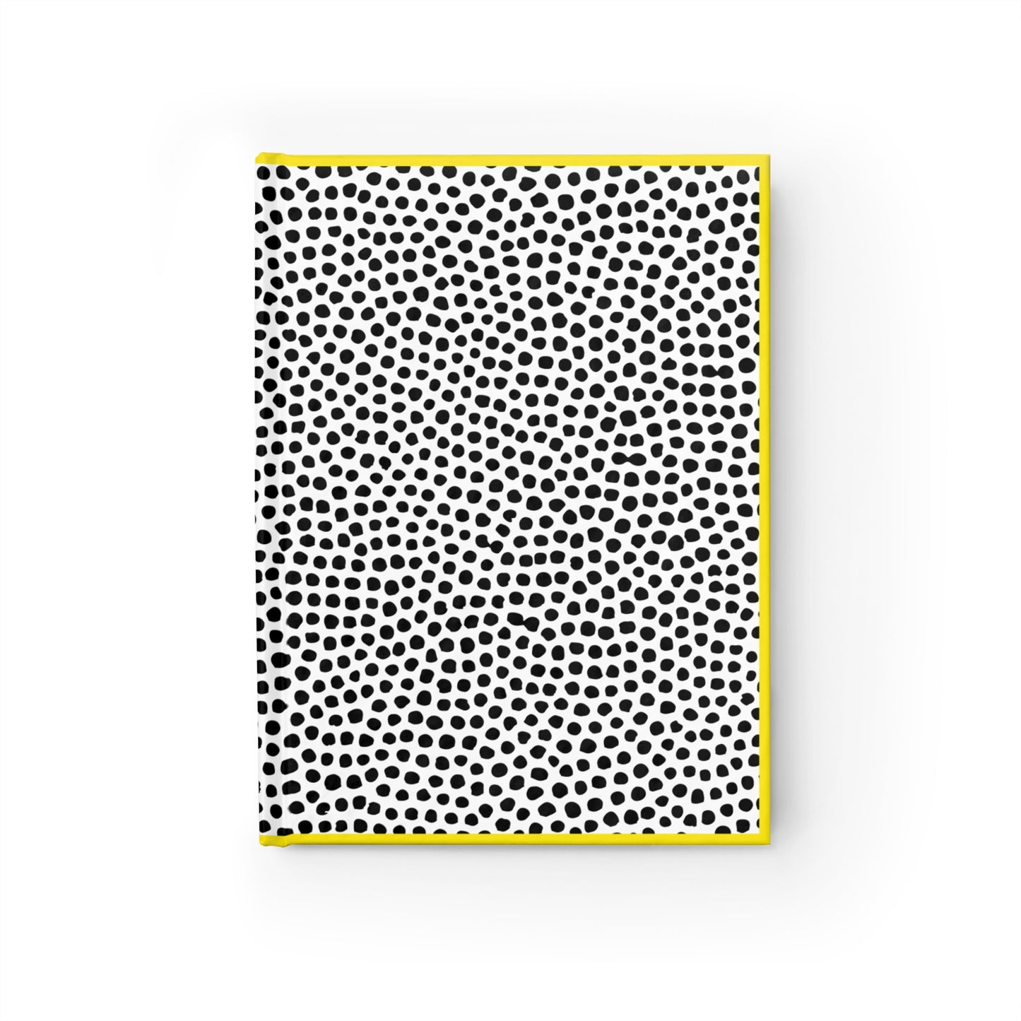 Minimal Black & White Dot Blank Notebook Journal