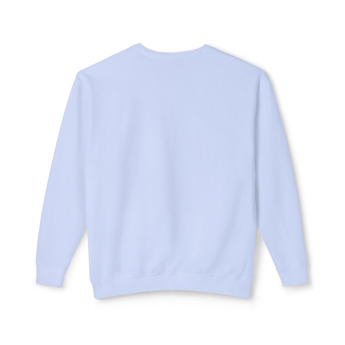 Create Calm 100% Cotton Crewneck Sweatshirt - Pastel Blue