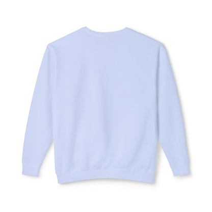 Create Calm 100% Cotton Crewneck Sweatshirt - Pastel Blue