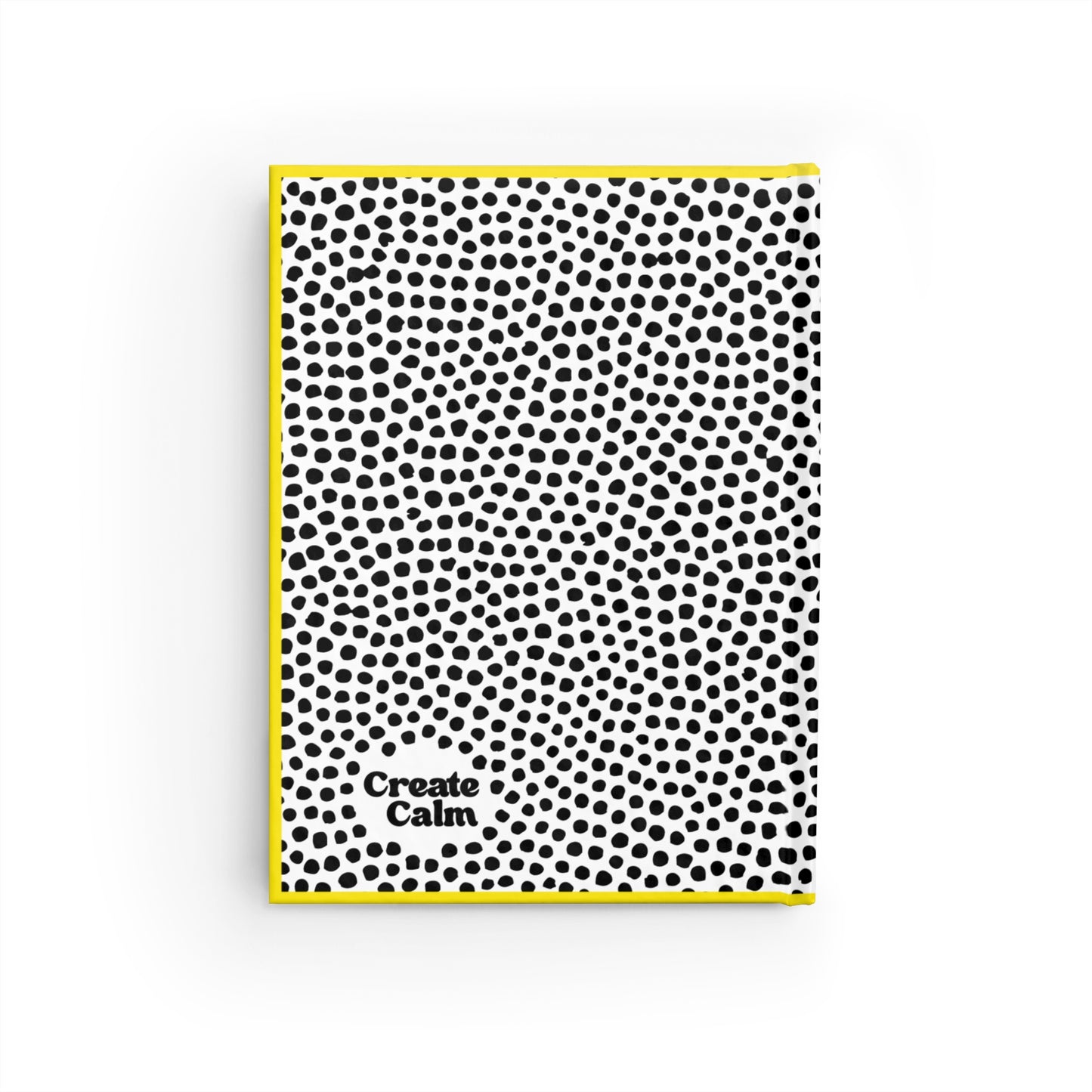 Minimal Black & White Dot Blank Notebook Journal