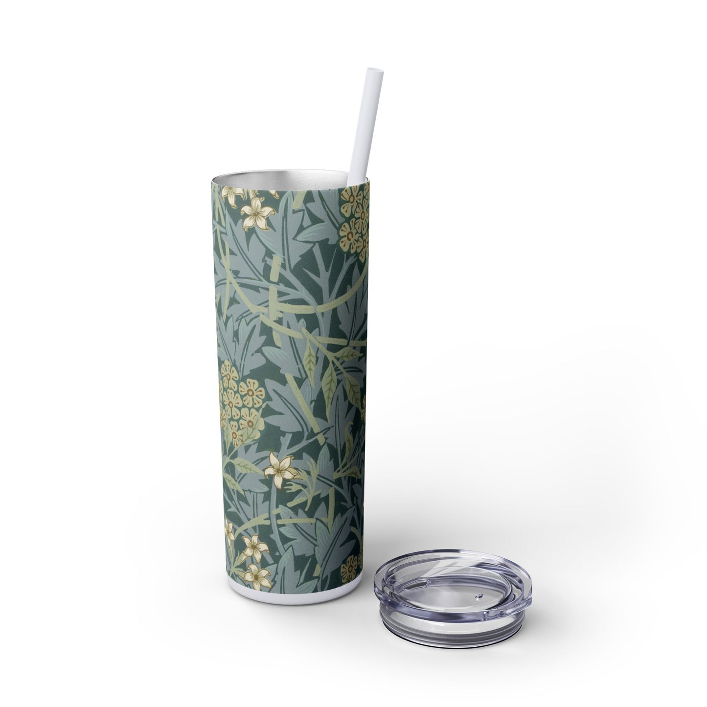 Insulated Double Walled Coffee Cup - William Morris Floral Design Gift