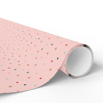 Christmas Wrapping Papers - Pink Confetti