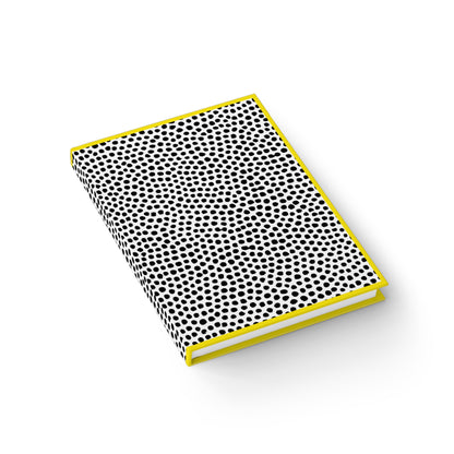 Minimal Black & White Dot Blank Notebook Journal