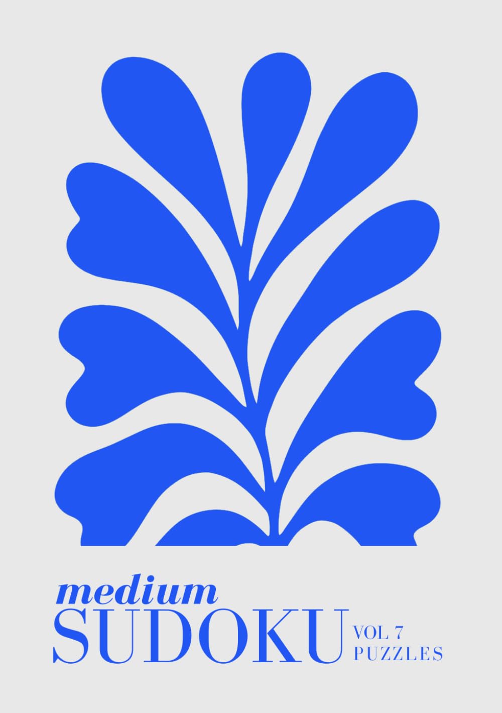 Medium Sudoku: Pretty Travel Size Sudoku Puzzle A5 Size