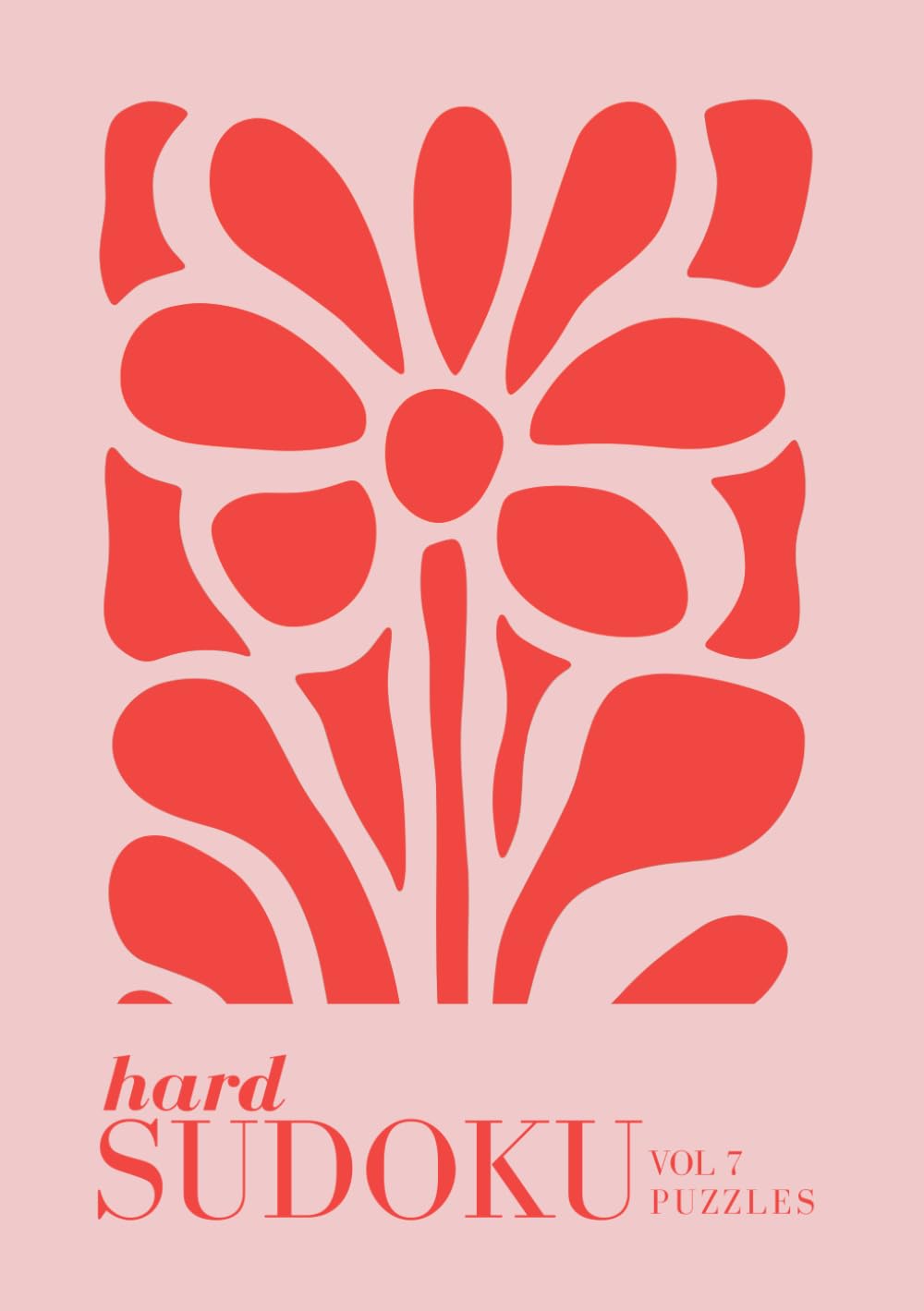 Hard Sudoku: Pretty Travel Size Sudoku A5 Size