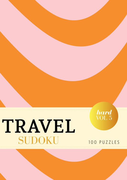 Travel Sudoku - Hard - Boho Hippie Groovy Edition