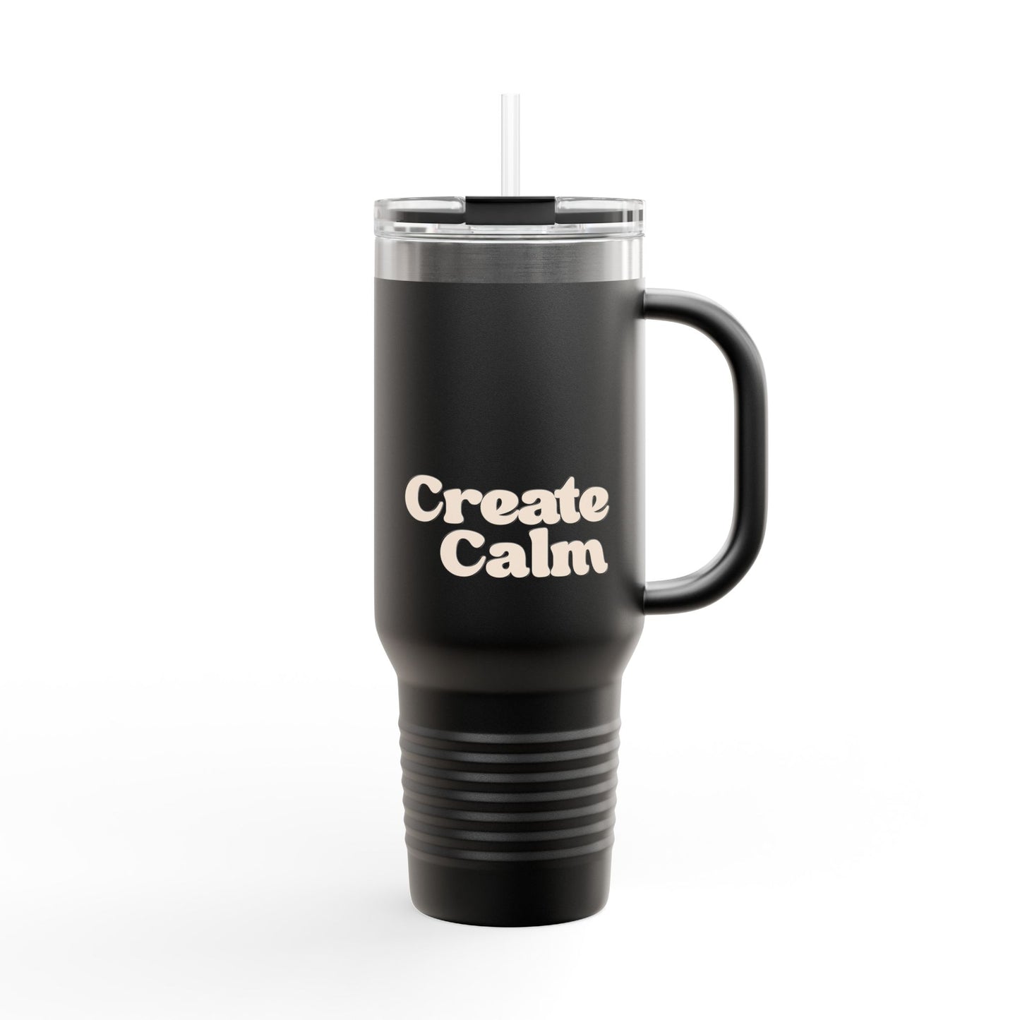 Create Calm Insulated Travel Mug - Large Double Walled Stainless Steel