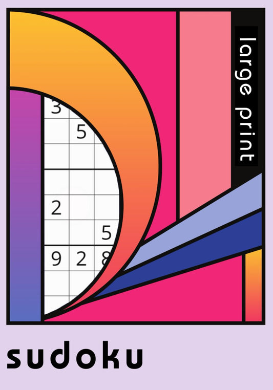 Sudoku in Mid Century Modern Style: Large Print Bauhaus Sudoku Puzzle Book
