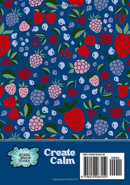 Pretty Travel Size Vintage Strawberry Fields Sudoku Puzzle Book