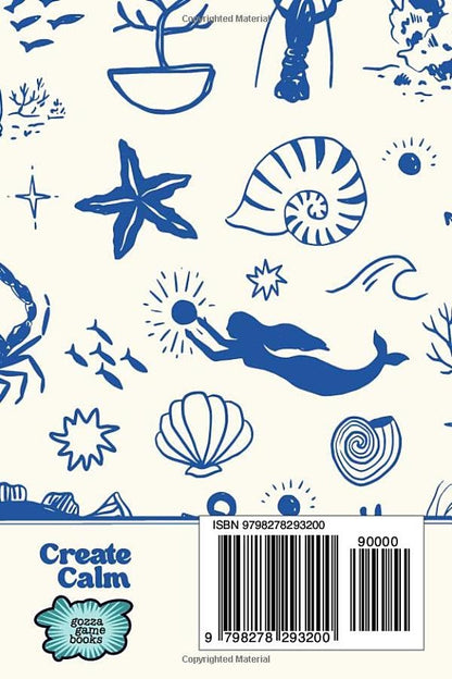 Pretty Pocket Sudoku Book Easy Vintage Sea