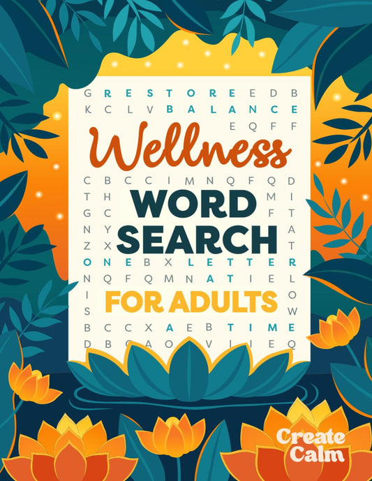 Wellness Word Search for Adults Inspire Healing & Health