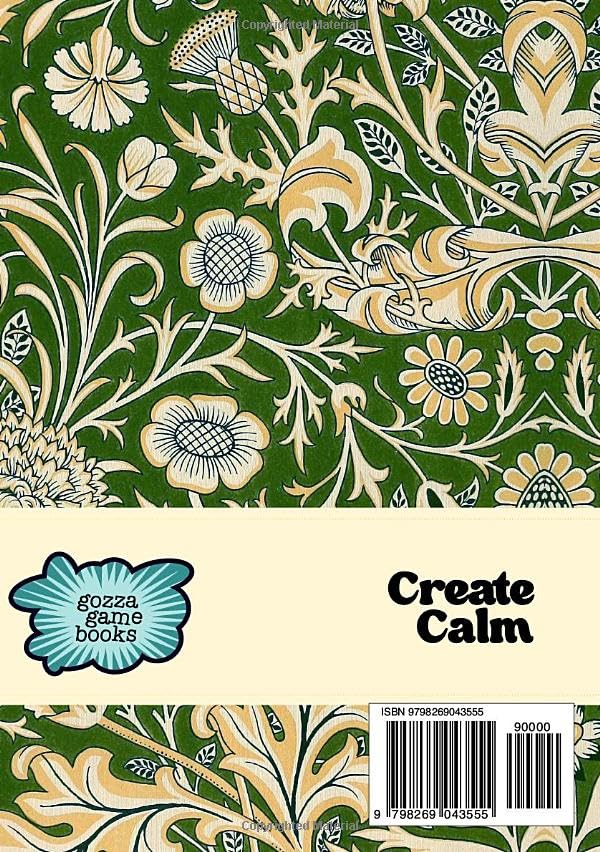 Easy to Hard Mixed Sudoku Puzzle Book Pretty Floral William Morris