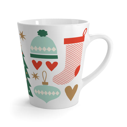 Cute Christmas Mug – Holiday Latte Coffee Cup