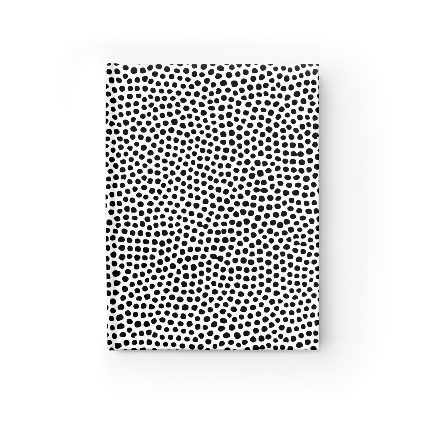 Minimal Black & White Dot Blank Notebook Journal